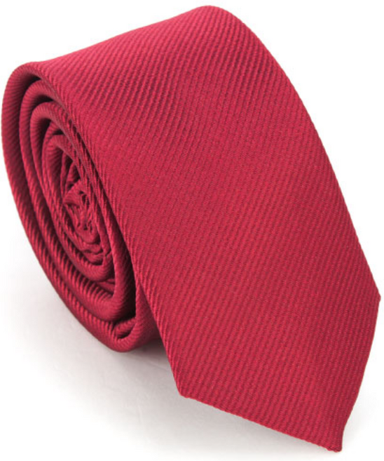 5.5cm 단색 슬림 와인 수동넥타이_GM5004