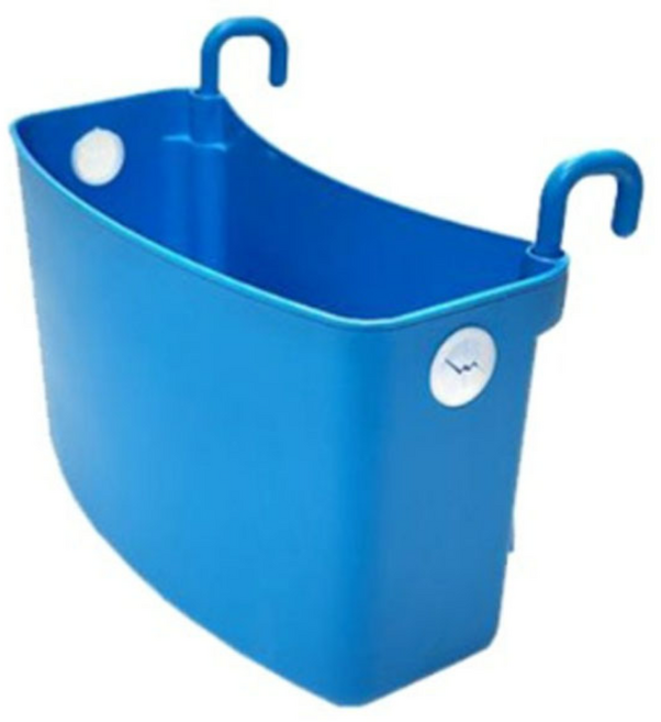 청통 걸림바스켓 청소도구수납 청소도구함, 1개, 청색