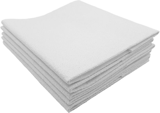 디아망나인 마이크로화이바 세무융 다용도 극세사 세차타월 LITE 6개입, 화이트, 1세트