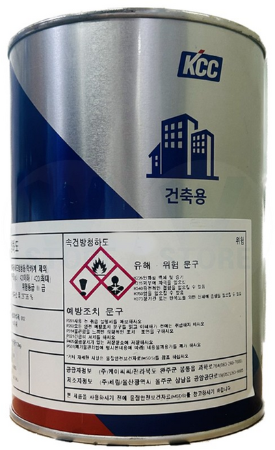 KCC 페인트 속건 방청하도(N) 녹방지 방청프라이머 사비, 1L, 1개, 회색