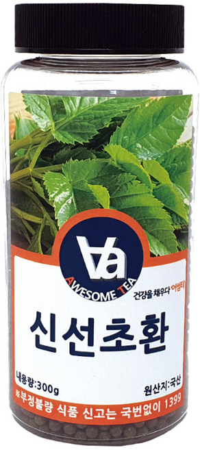 어썸티 국산 신선초환 (명일엽), 300g, 1개