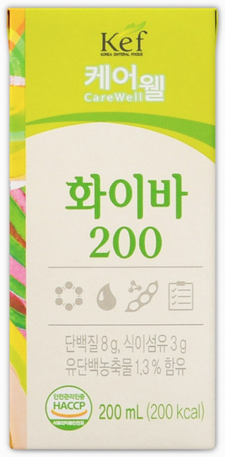 케어웰 화이바 200, 30개, 200ml