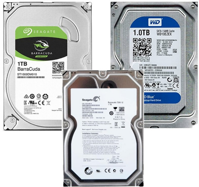 A급 중고 3.5인치 하드디스크 500GB 1TB 2TB 데스크탑 서버 랜덤발송 PC용 대용량, 브랜드 랜덤발송