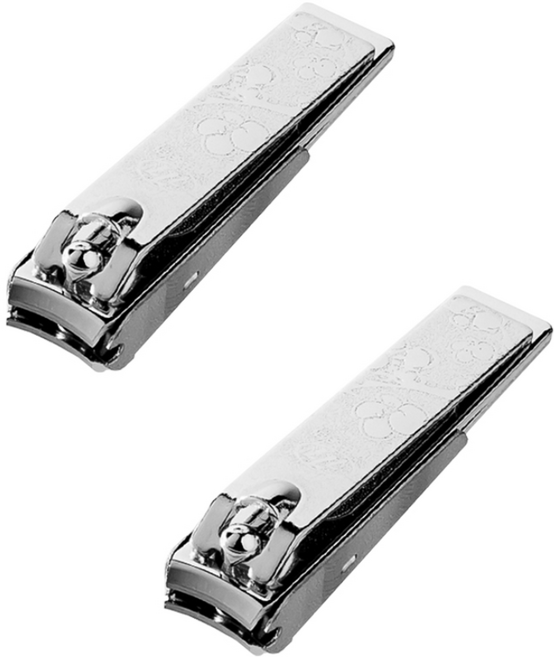 777 쓰리세븐 소형 손톱깍이 N-621YSC 손톱깍기 손발톱 깍이 휴대용 미니 네일 케어 도구, 2개