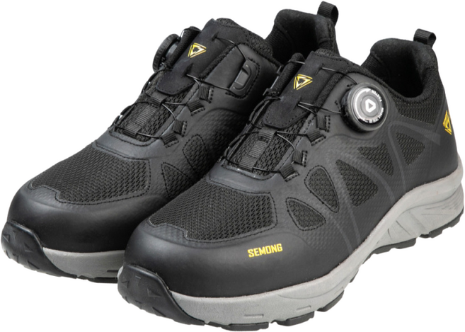 세몽 4GM02 작업자추천 초경량 플라스틱토캡 안전화 숨쉬는 통기성 미끄럼방지 발편한 작업화