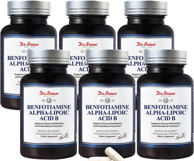 닥터브라이언 벤포티아민 알파 리포익 애시드 B 캡슐, 6개, 60정