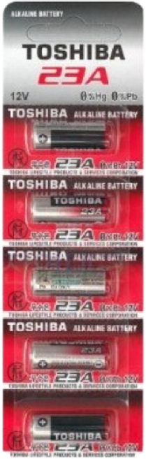 도시바 수은건전지A23, 5개입, 1개