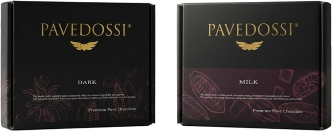 파베도씨] 다크&밀크 파베 생초콜릿 프리미엄 수제세트, 130g, 2박스