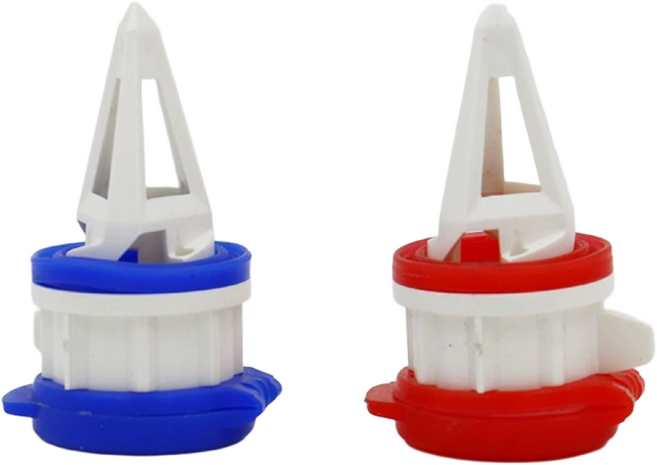 에브리샤인 쥬스팩 우유팩 밀봉 클립 총 8P, 4세트, 블루+레드