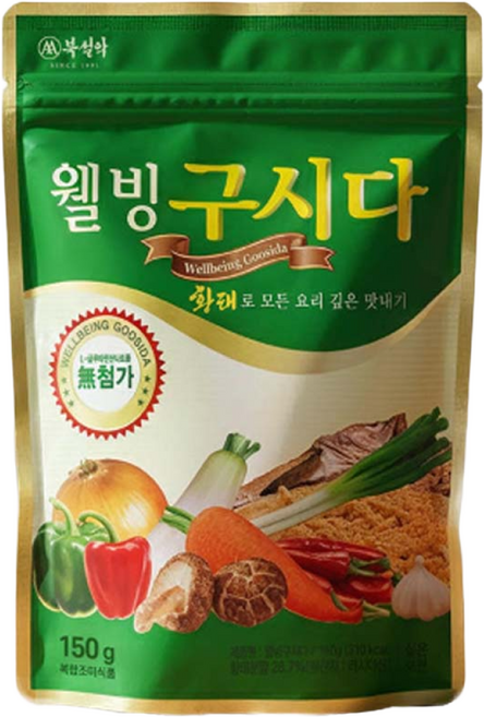 북설악 만능 분말육수 황태 웰빙구시다, 150g, 1개