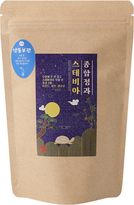 풍심당 무설탕 스테비아 종합 견과류 정과 하루 견과류 강정 저당간식 회사 간식, 60g, 1개