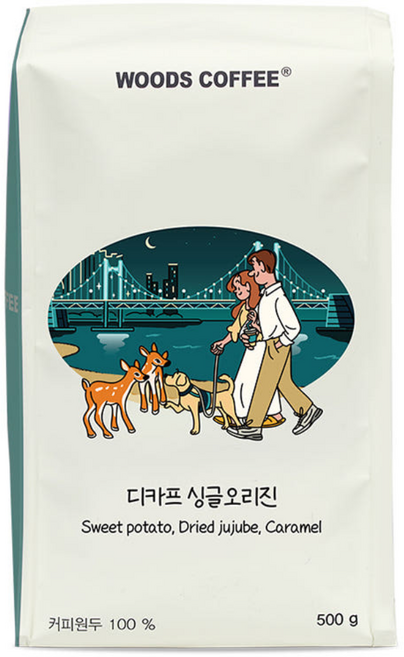 콜롬비아 디카페인 원두 500g 다크로스팅 강배전 고소한커피 스위스워터공법, 1개, 홀빈(분쇄안함)