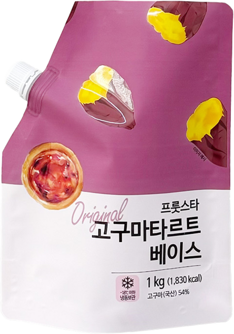 딜라잇가든 고구마타르트 베이스, 10개, 1kg
