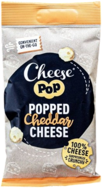 치즈팝 치즈스낵 크런치 미니팩 체다, 4개, 20g
