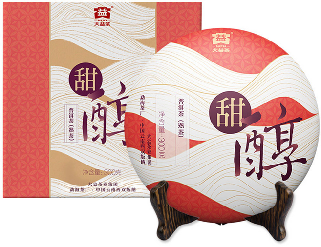 대익차 보이차 첨순 숙차, 300g, 1개입, 1개