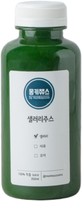 샐러리주스 100% 착즙 주스, 500ml, 10개