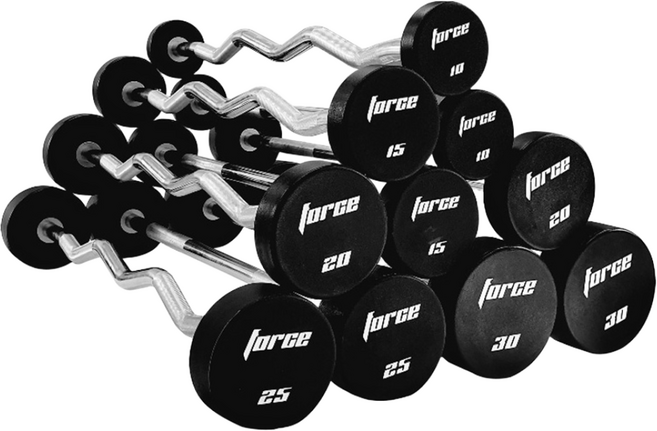 포스 PU 고정식 바벨 10~30kg 손잡이 [동화스포츠 공식 제품], 1개, 블랙 컬바, 컬바, 25kg