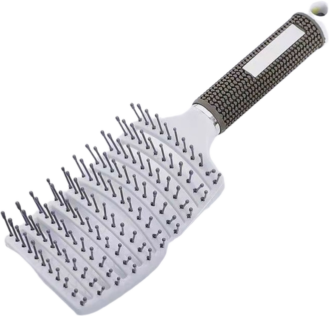 벨지안 뿌리볼륨 헤어브러쉬, 1개, 화이트