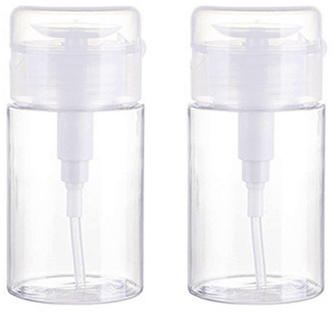 베라망 휴대용 클렌징워터 토너 펌핑용기 100ml, 2개, 투명