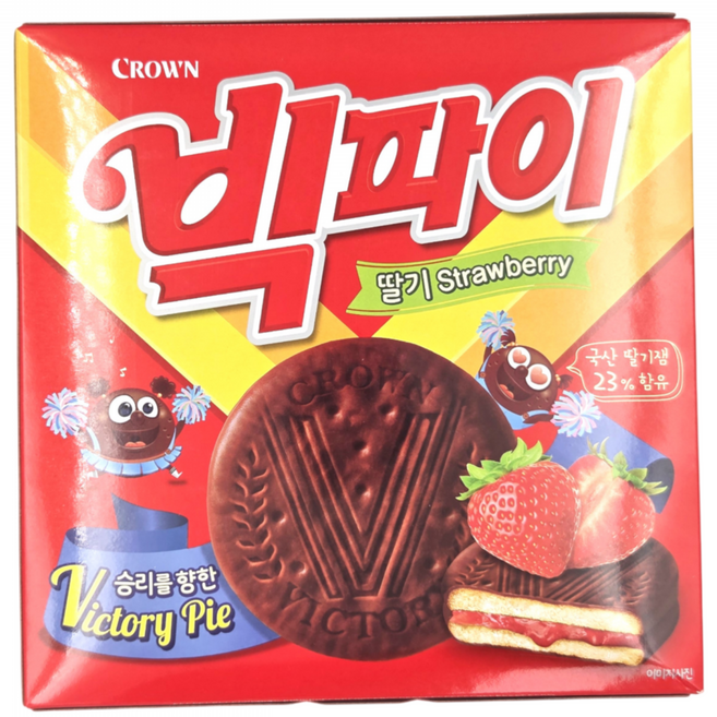 크라운 빅파이 딸기, 324g, 1개