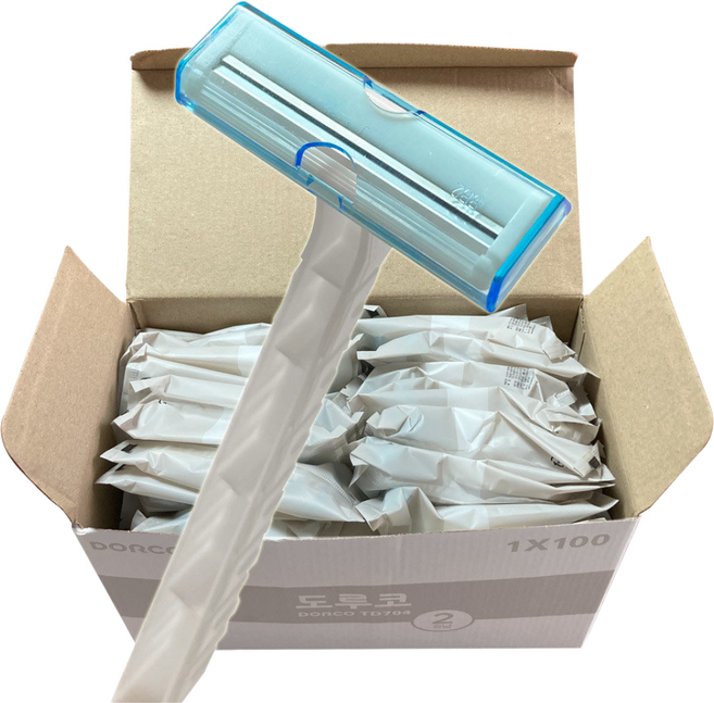 도루코 TD704 일회용 포장 면도기 100개 x 12개(1200개), 1200개