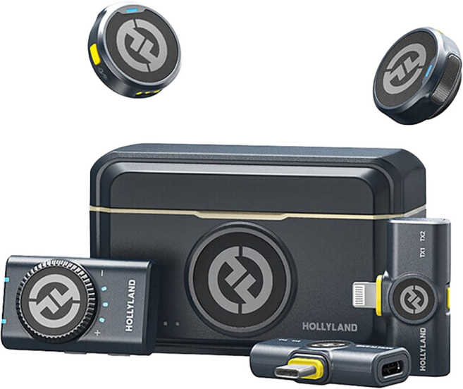 홀리랜드 라크 M2 콤보 Hollyland Lark M2 Combo 무선마이크, 1개