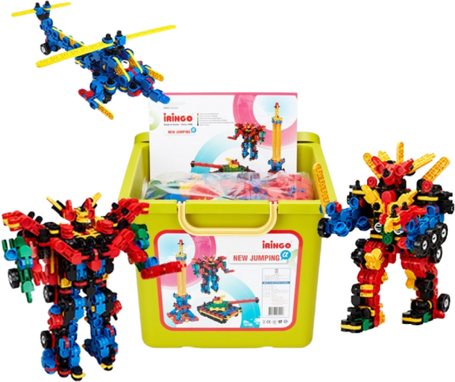 아이링고 인기BEST 뉴점핑 알파 뉴스타터세트 관절 블럭 장난감, 선택03-뉴점핑 620pcs