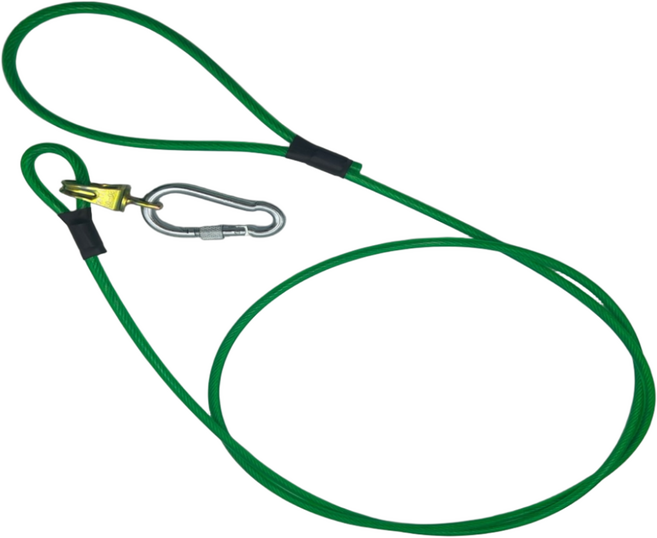 와이어나라 반려 동물 와이어 리드줄/ 애견 리드줄/ 와이어 개줄 5mm~8mm 1.7M 3M 5M, 1개