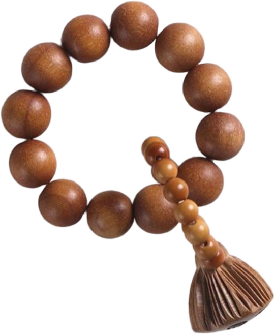 우담바라 손가락염주 미니염주 손가락단주 휴대용 불교 기도, 1개, 측백목