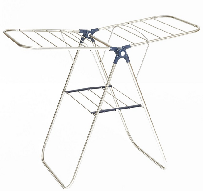 할메이드 접이식 빨래건조대, 실버(중), 1개