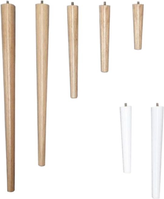 원형원목다리 우드다리 테이블 식탁 사선형플레이트 나무 거실장 화장대 네츄럴 화이트 1개당가격, 네츄럴600mm, 1개