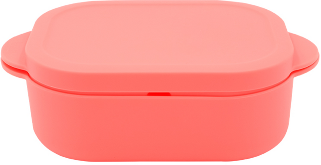 네오실리 렌지쏙찜 국산 프리미엄 실리콘 찜기 대형, 1개, 코랄핑크