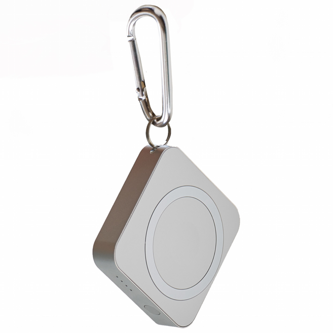 모노트 3in1 맥세이프 미니 고속 무선 충전 5000Mah MPB301, 실버(silver)