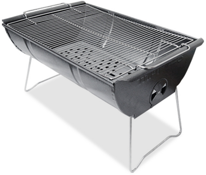 카르닉 가든 숯불 그릴 바베큐그릴 사각 다리접이식 야외 직화 불멍 캠핑화로, 그릴단품, 1개