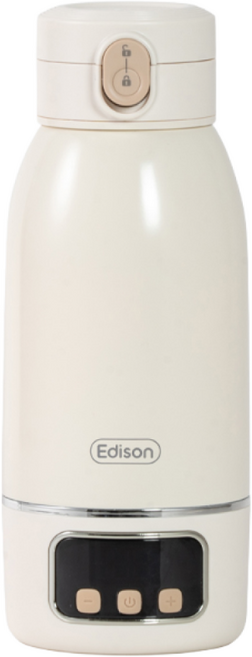 에디슨 원터치 가열분유 보온병 + 리틀러브 PPSU 젖병 150ml, 1세트, 500ml, 보온병 ET1653 + 블루 젖병 EL2032