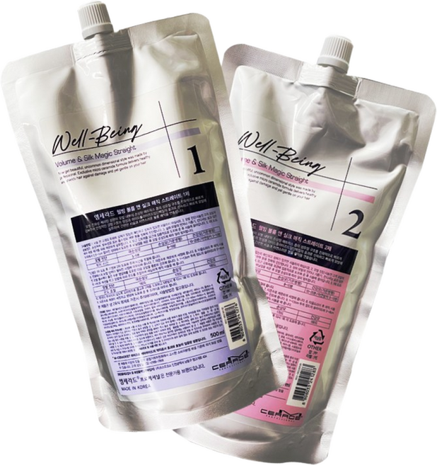 소망 엠세라드 볼륨앤실크 매직스트레이트 1제 2제크림 500ml, 1개, 100ml