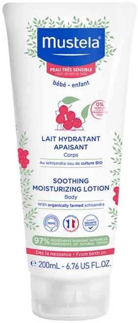 무스텔라 수딩 모이스처라이징 유아로션, 200ml, 1개 - 쿠팡