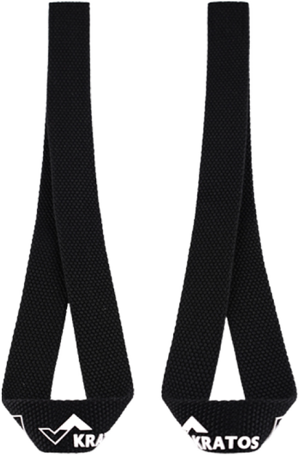크라토스 역도 리프팅스트랩 헬스 크로스핏 - 코리안.ver 블랙, 1세트