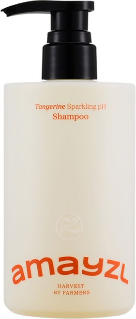 어메이즐 탠저린 스파클링 탄산수 pH 샴푸 500ml /탄산수 피지 클렌징 탈모인증 생과향 두피 냄새제거, 1개