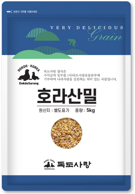 독도사랑 호라산밀 5kg, 1개