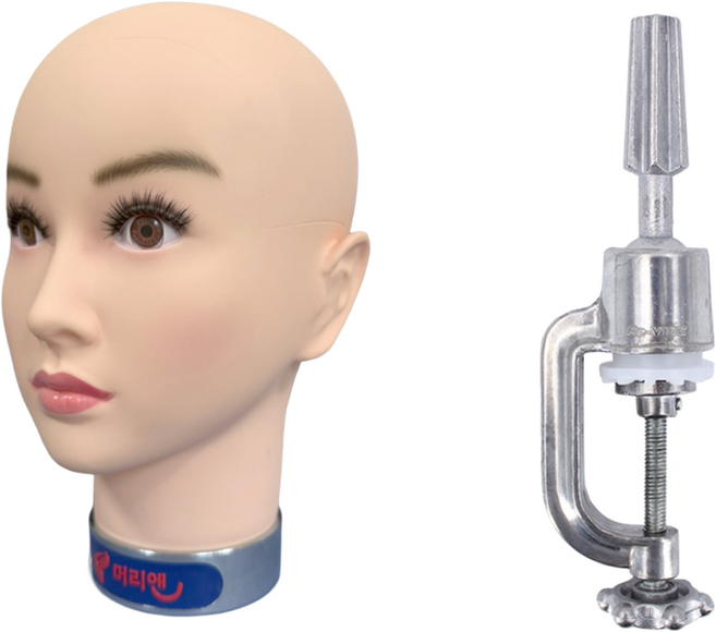 머리앤 민두 학원 연습용 미용실 마네킨 마네킹 홀더 멀티 연결쇠 일반 연결쇠, 1개, 민두+멀티연결쇠