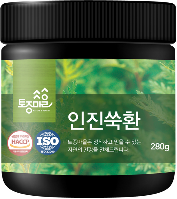 토종마을 국산 인진쑥환, 1개, 280g