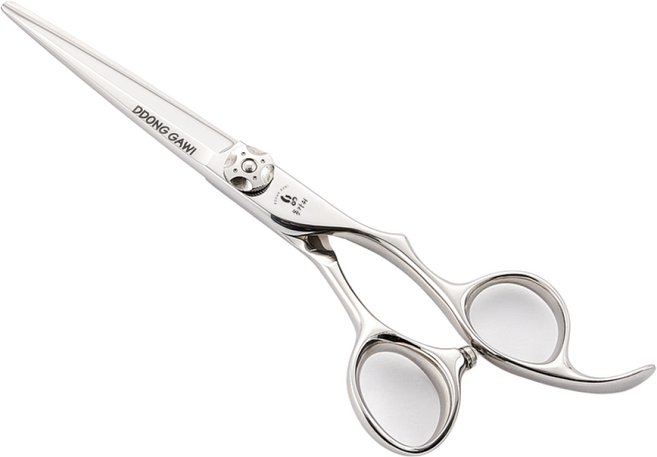 전문가용 미용가위 5.5인치 블런트가위/ 삼자핸들 검형 KK 550, 1개