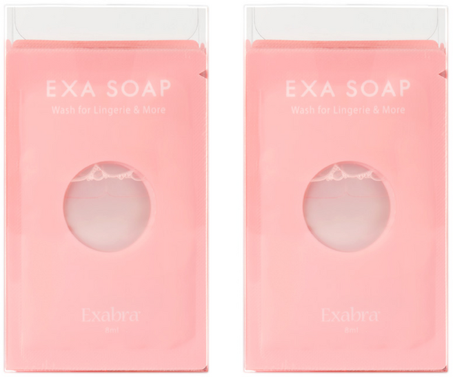 엑사소프 여행용 손세탁 휴대용 천연속옷세제 일회용 손빨래 2세트 (1세트 20개입), 40개, 8ml