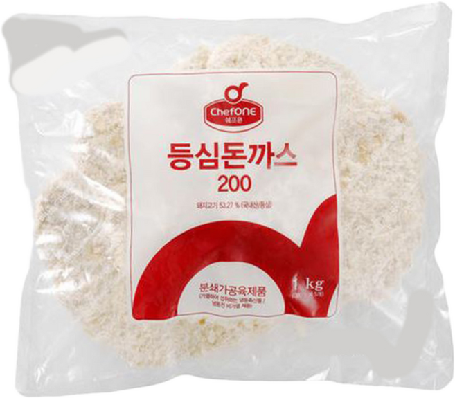 쉐프원 등심돈까스200 1kg, 1개