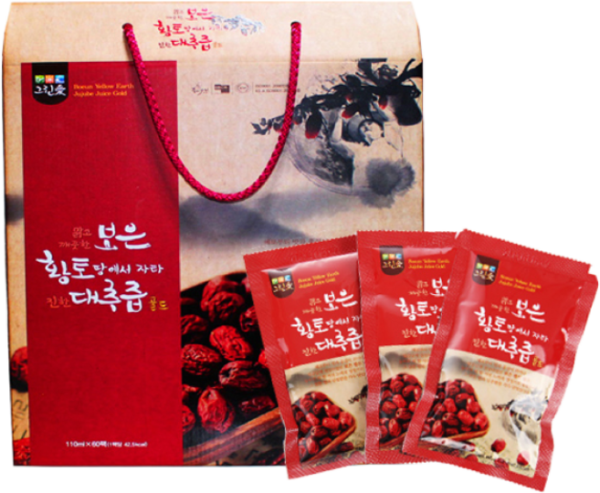 그린애 보은황토대추즙 110ml 60팩 1box, 60개