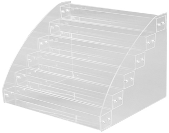 트리 스탈리나 아크릴 6단 매니큐어 진열대, 1개
