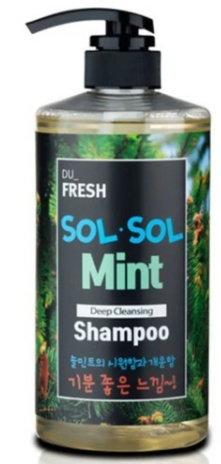 솔솔민트 딥클렌징 지성용 두피샴푸, 750ml, 1개 - 쿠팡