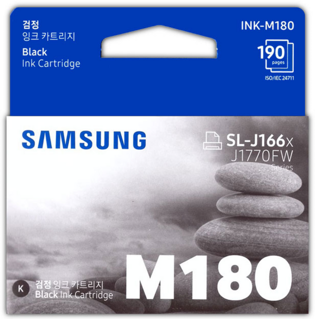삼성전자 정품잉크 INK-C180, 블랙, 4개