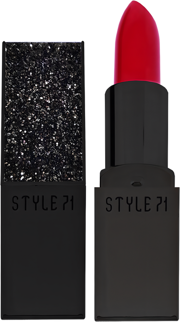 스타일71 쥬얼리 벨벳 립스틱 VER2 3.5g, 1개, S1루비레드(립스틱), 블랙글리터(케이스)
